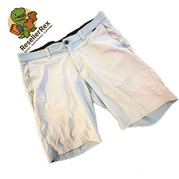 TravisMathew Other - Mens TravisMathew 34 Excellent Light Blue Golf Shorts Solid Polyester Stretch